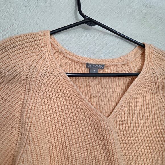 Falls Creek light orange woman's sweater size Medium - Picture 2 of 5